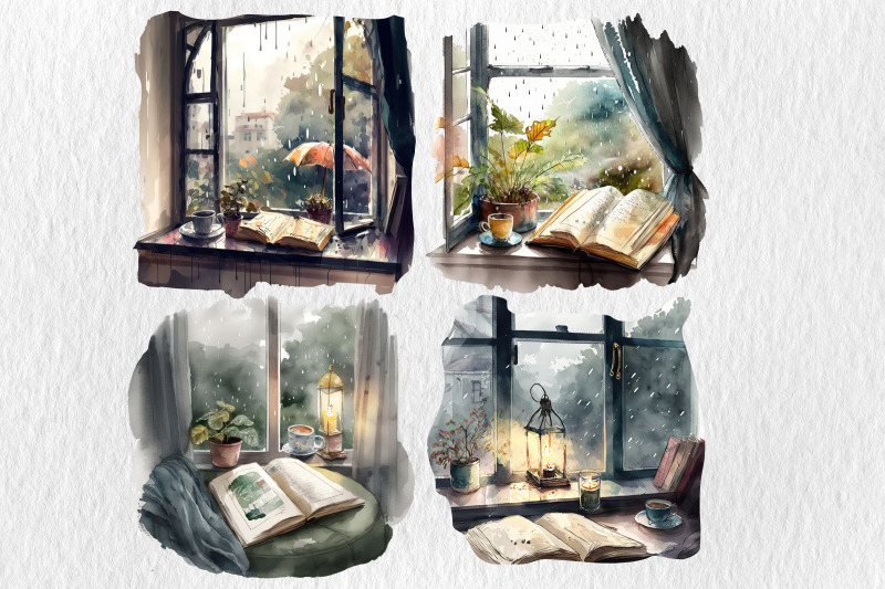 watercolor-rainy-study