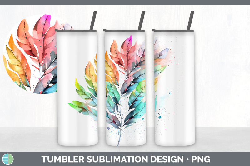 rainbow-ash-leaves-tumbler-sublimation-20-oz-skinny-tumbler-designs