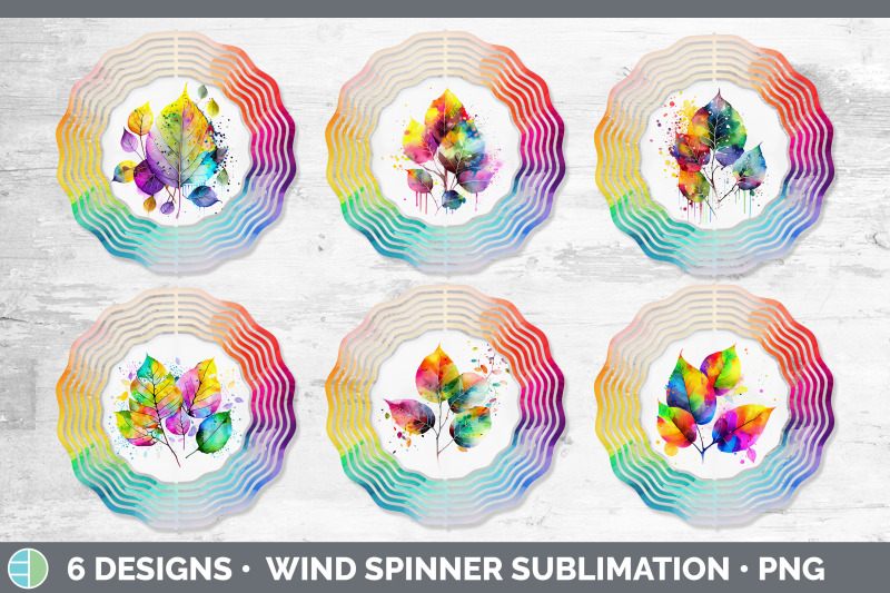 rainbow-aspen-leaves-wind-spinner-sublimation-spinner-designs-bundle