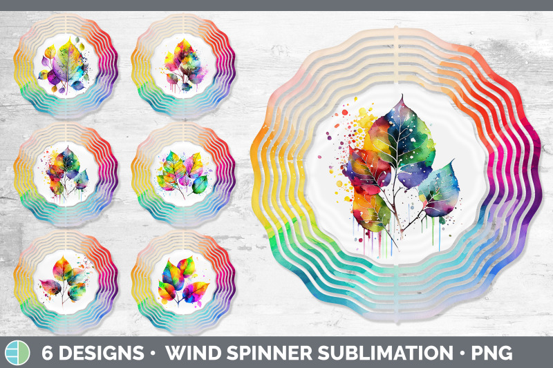 rainbow-aspen-leaves-wind-spinner-sublimation-spinner-designs-bundle