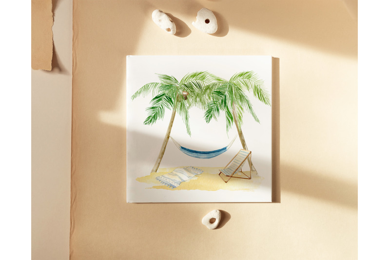 watercolor-tropical-beach-house-clipart-house-illustration-summer