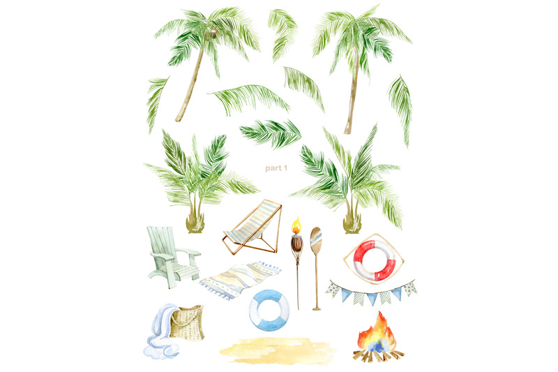 watercolor-tropical-beach-house-clipart-house-illustration-summer
