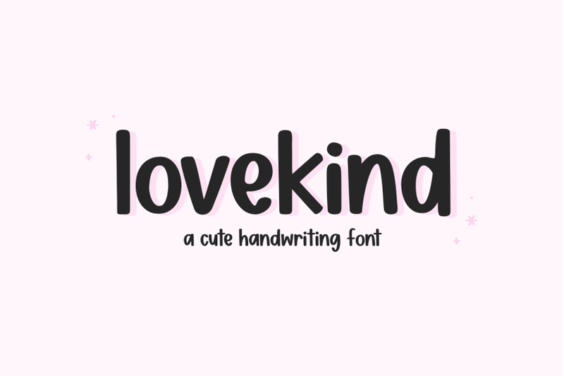 lovekind-cute-handwritten-font