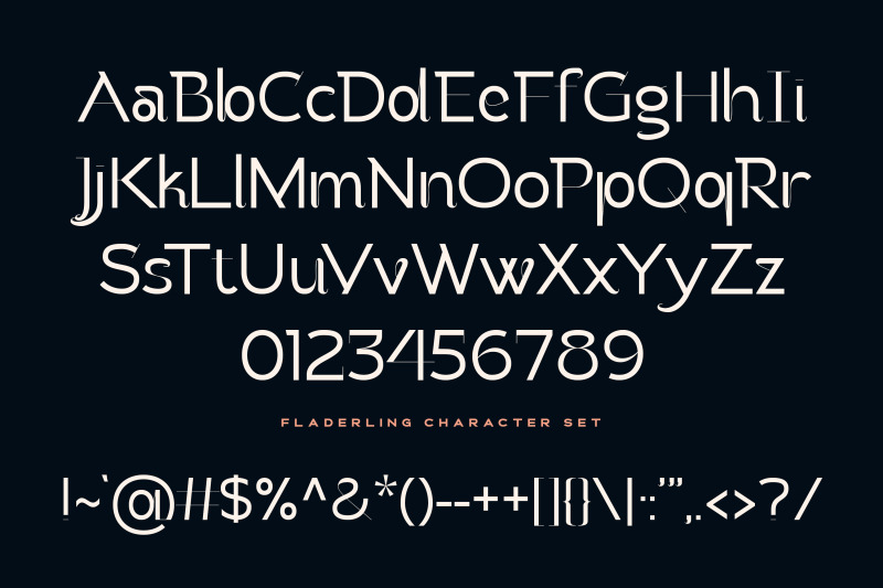 fladerling-the-elegant-logo-font