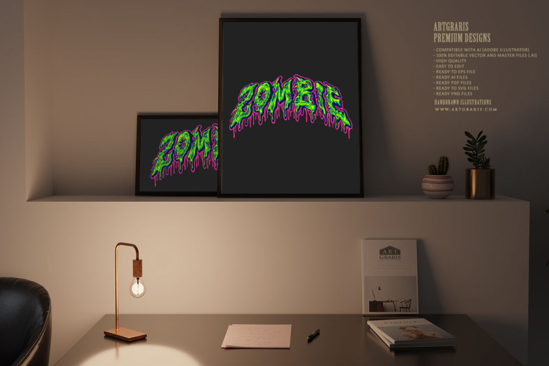 zombie-typeface-lettering-gooey-effect-logo-illustrations