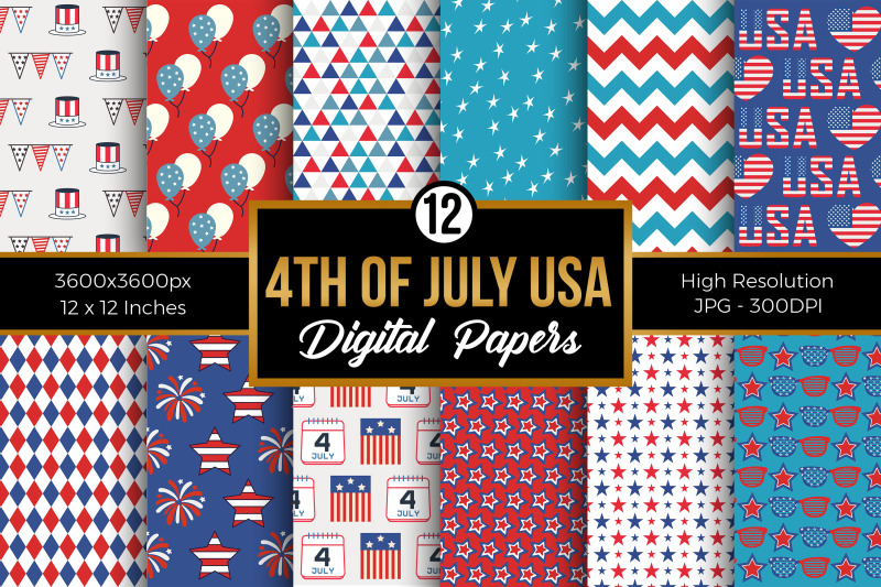 usa-4th-of-july-patriotic-digital-papers