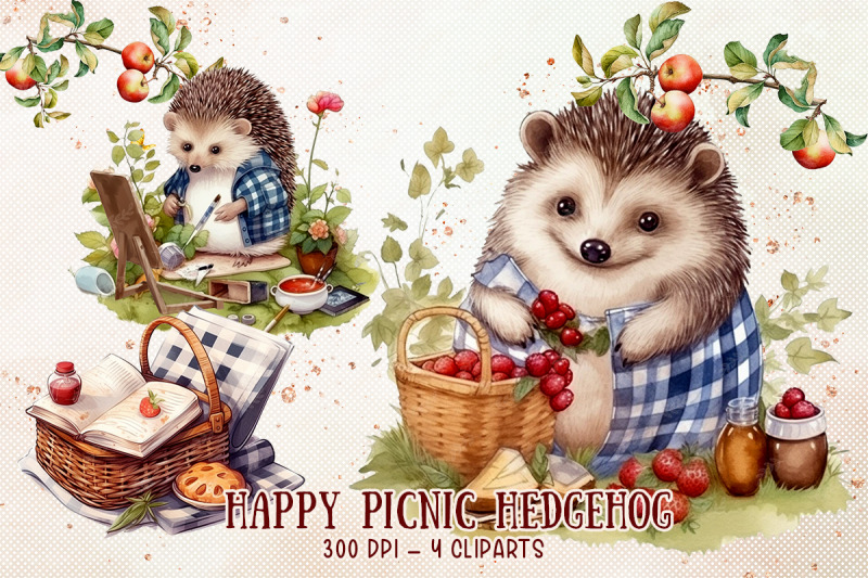 happy-picnic-hedgehog-sublimation-set