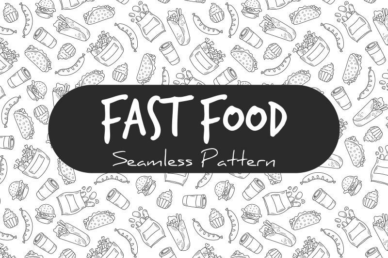 fast-food-seamless-pattern