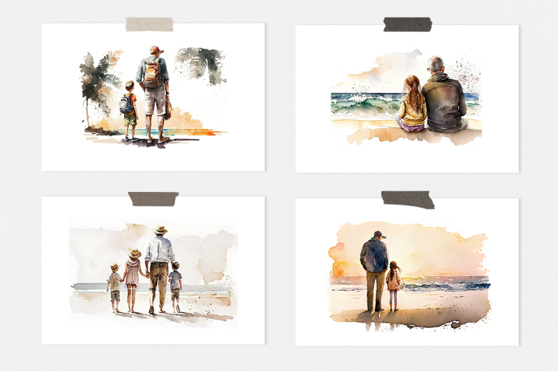 fathers-day-watercolor-collection