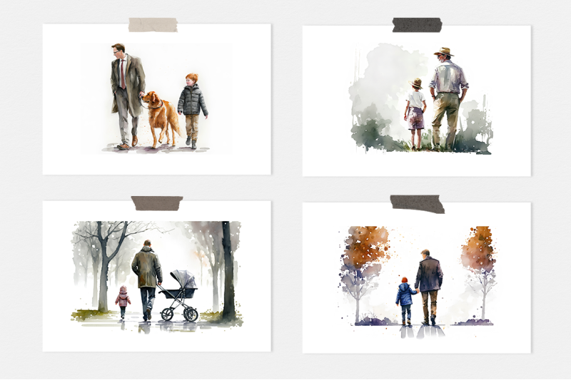 fathers-day-watercolor-collection
