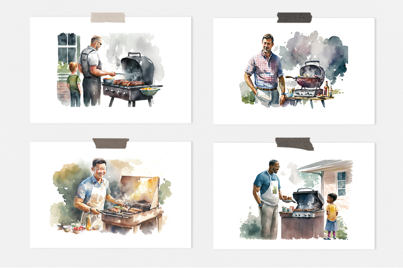 fathers-day-watercolor-collection