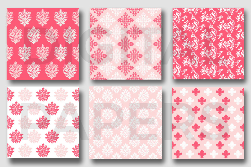 pink-floral-damask-digital-papers