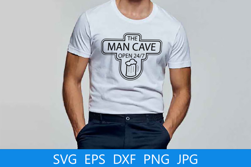 the-man-cave-svg-file