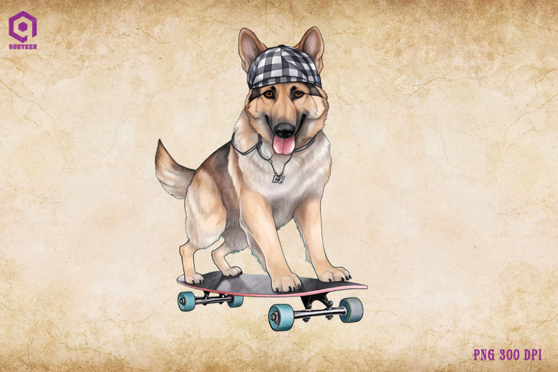 german-shepherd-dog-skateboarding