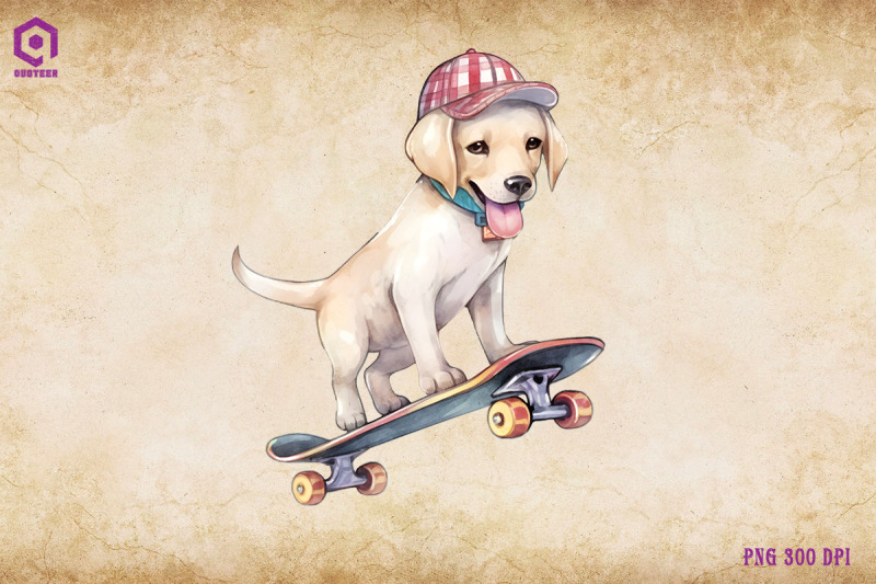 labrador-retriever-dog-skateboarding