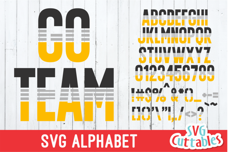 go-team-svg-alphabet-and-font