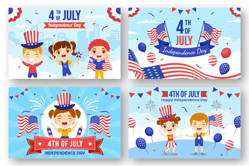 4th-of-july-independence-day-usa-illustration