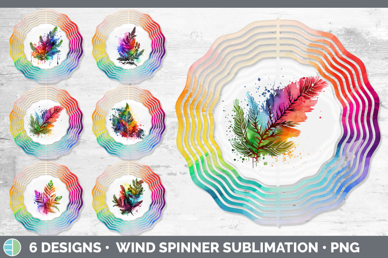 rainbow-cedar-needles-wind-spinner-sublimation-spinner-designs-bundl