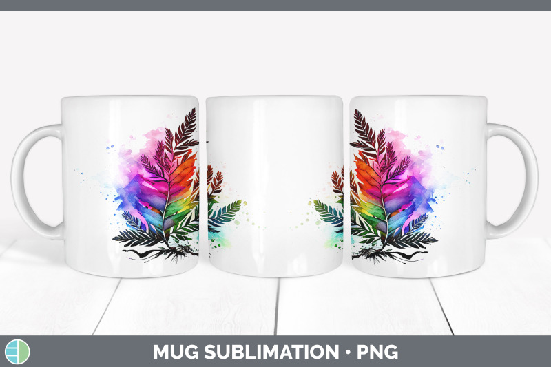 rainbow-cedar-needles-mug-wrap-sublimation-coffee-cup-designs-bundle