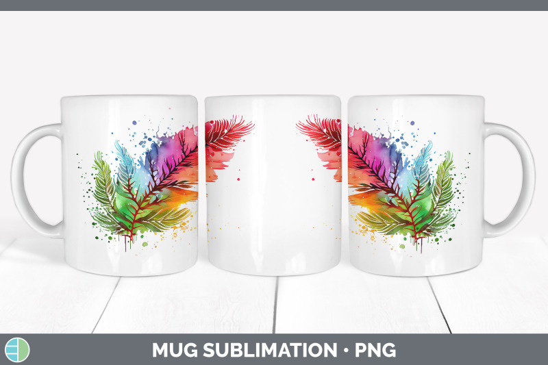 rainbow-cedar-needles-mug-wrap-sublimation-coffee-cup-designs-bundle