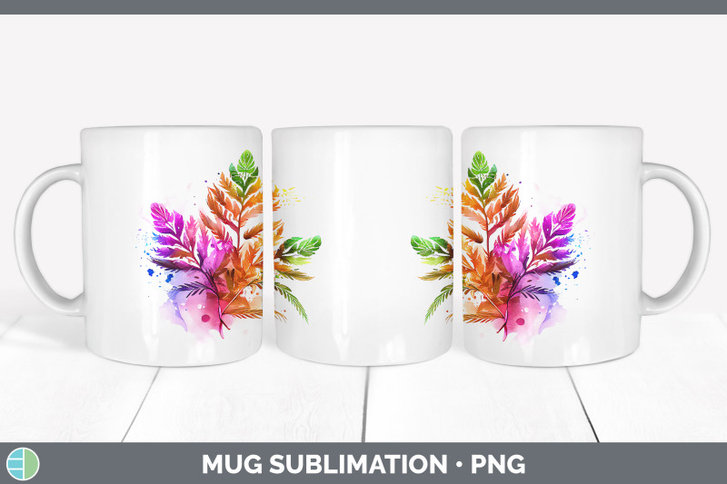 rainbow-cedar-needles-mug-wrap-sublimation-coffee-cup-designs-bundle