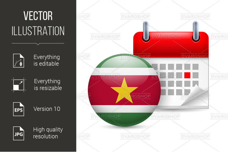 icon-of-national-day-in-suriname