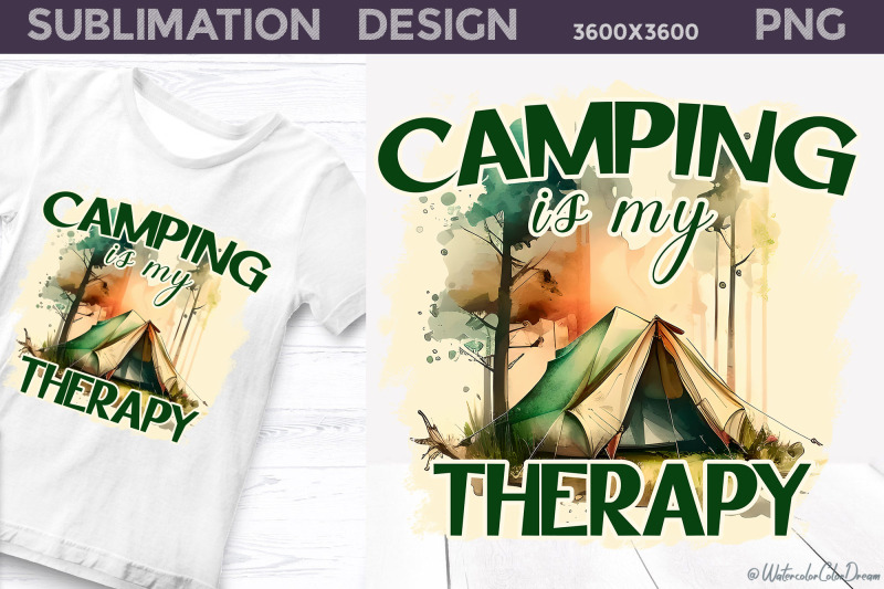 camping-is-my-therapy-sublimation