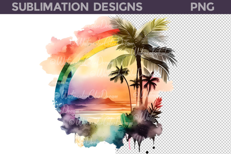 palm-beach-sublimation-i-tropical-beach-t-shirt-design