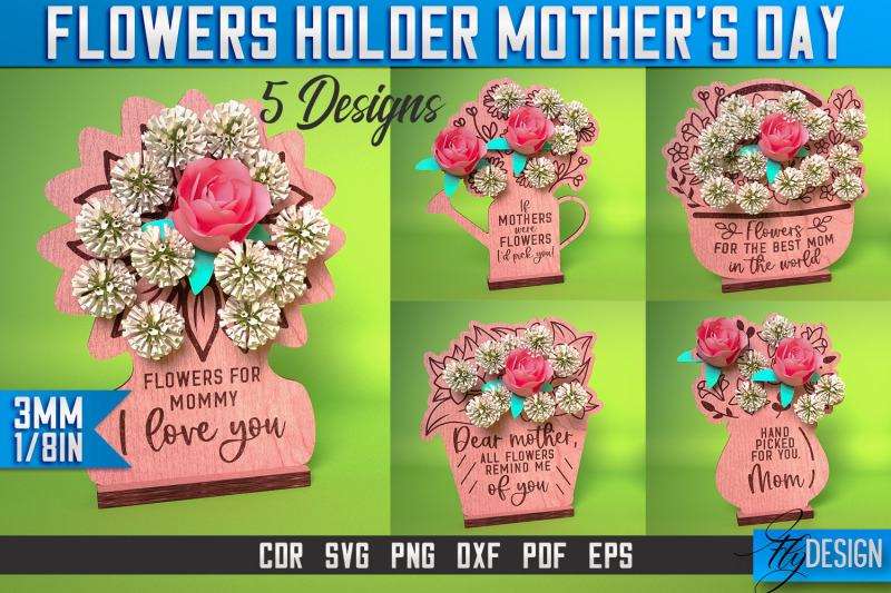 flowers-holder-mothers-day-laser-cut-svg-mother-laser-cut-svg-design