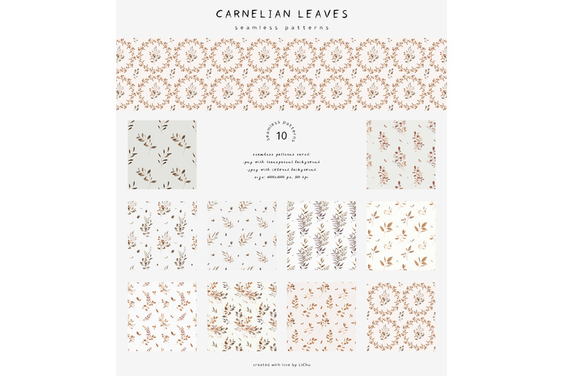 carnelian-leaves-watercolor-dry-eucalyptus-clipart-png