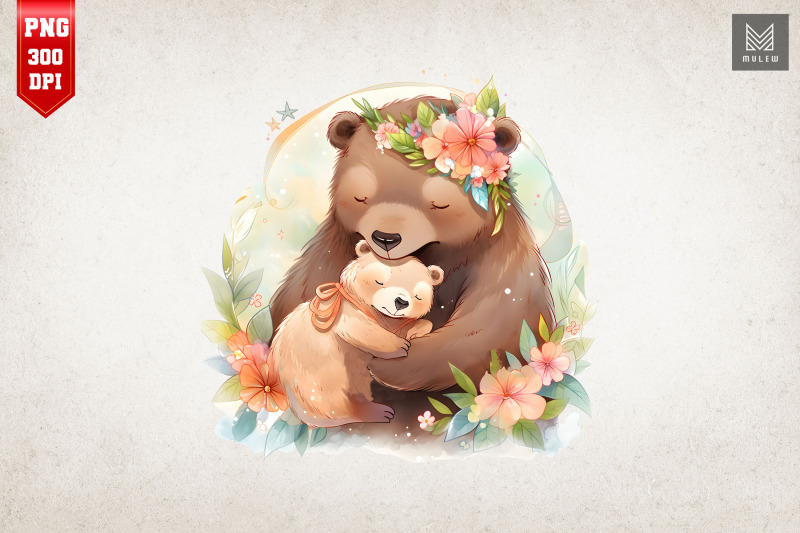 mother-bear-amp-baby-bear-watercolor-11