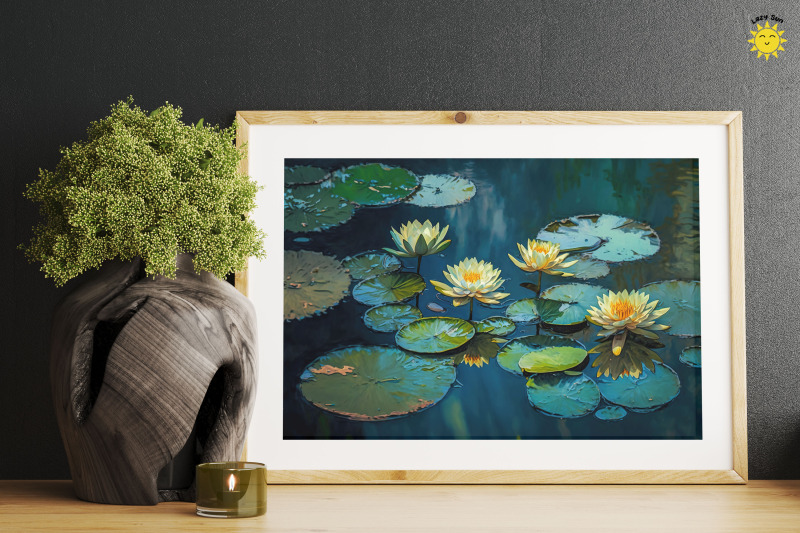 oil-painting-water-lilies-in-pond-backgrounds
