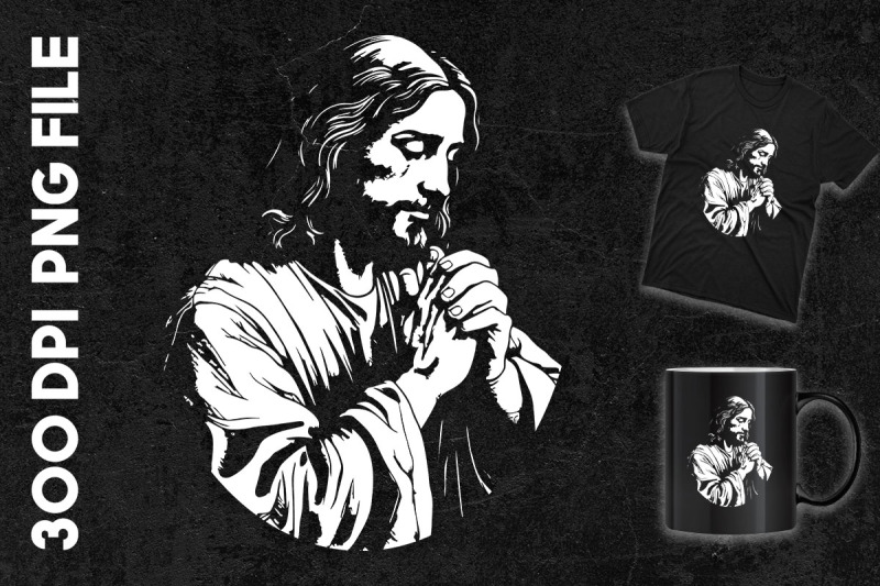 jesus-is-praying-clipart