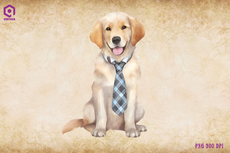 golden-retriever-dog-wearing-tie