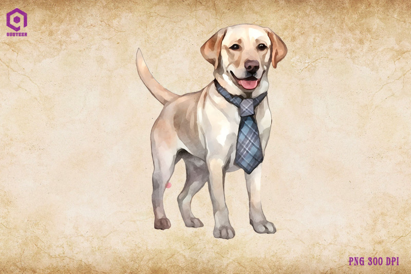 labrador-retriever-dog-wearing-tie