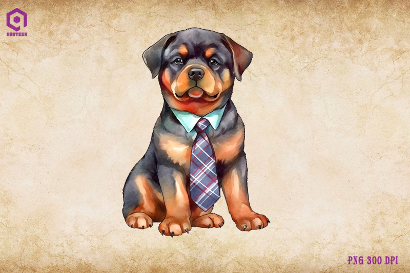 rottweiler-dog-wearing-tie