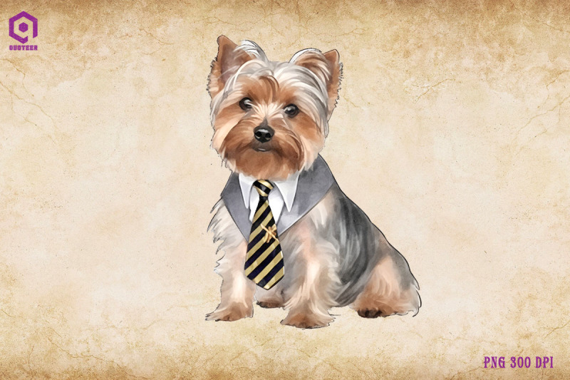 yorkshire-terrier-dog-wearing-tie