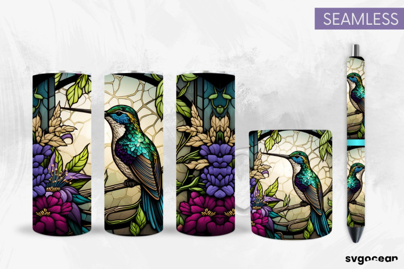 hummingbird-tumbler-sublimation-pen-and-mug-wrap