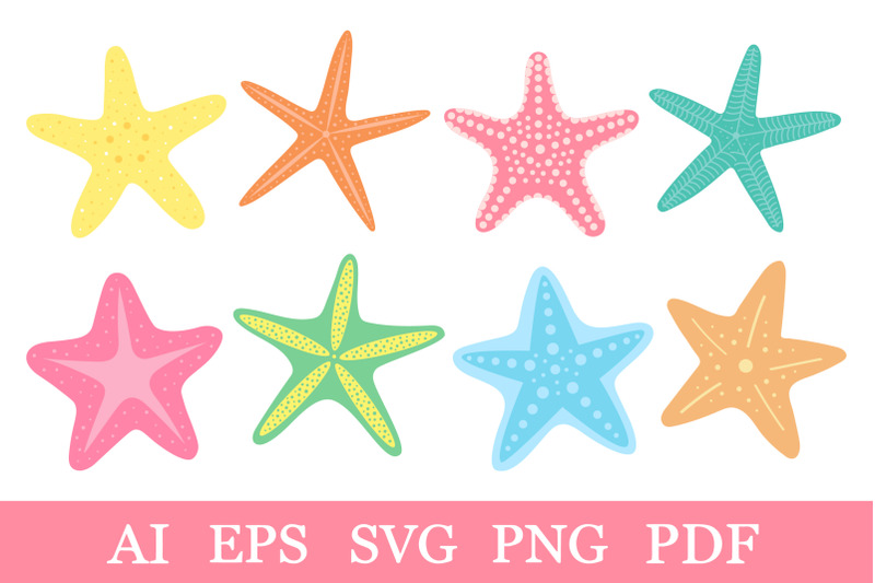 collection-starfish-starfish-svg-starfish-graphic