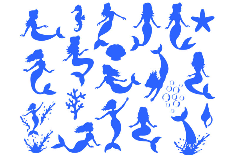 20-mermaid-stencil-mermaid-digital-stencil-templates-svg-png