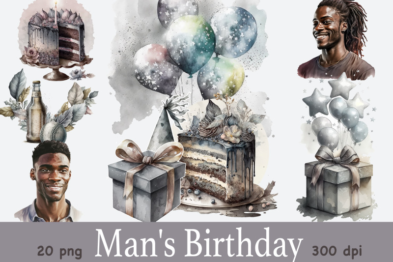 mans-birthday-clipart-black-man-png