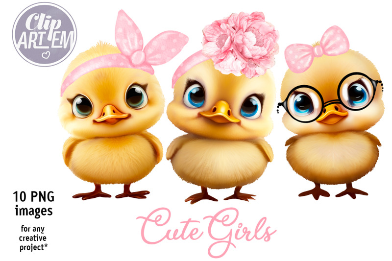 sweet-baby-chicks-and-ducklings-clip-art-bundle-10-png-images-digital