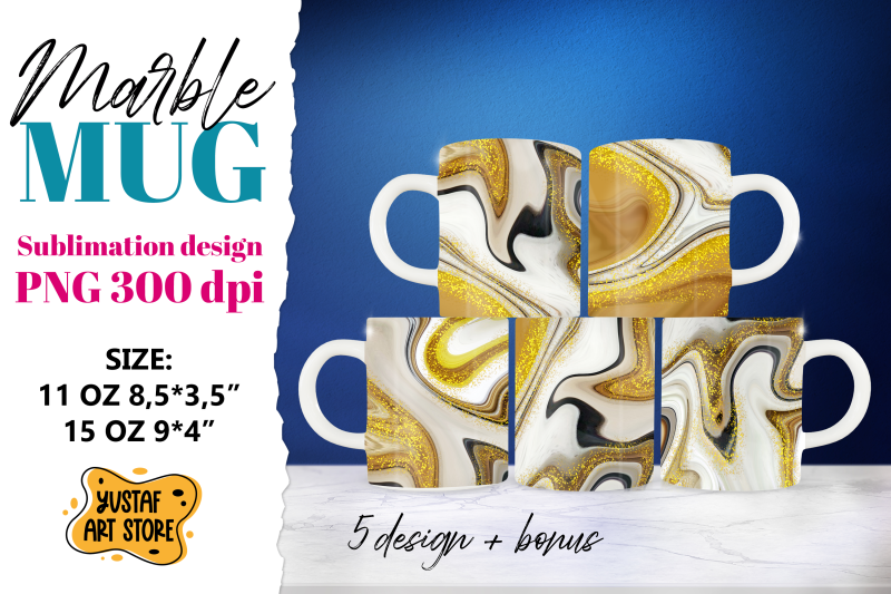 coffee-sublimation-mug-brown-and-gold-marble-5-design-png