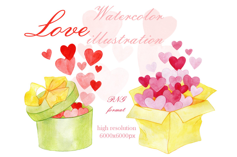 watercolor-illustrations-love