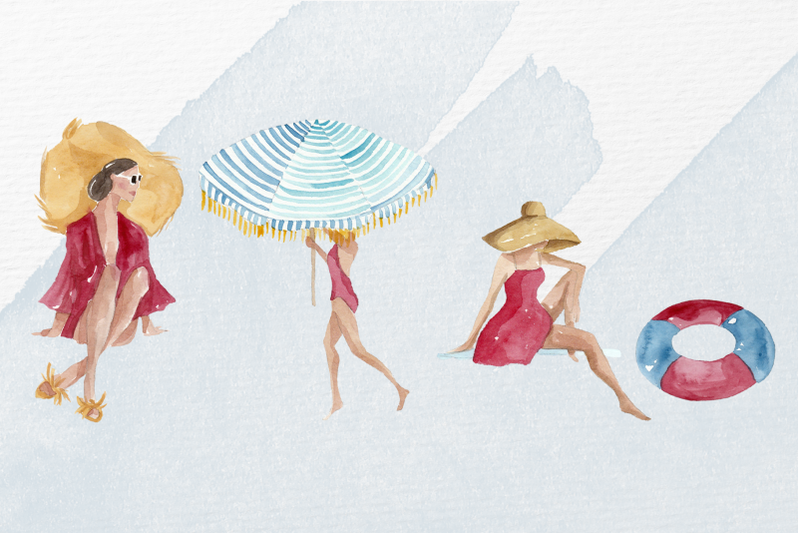 summertime-watercolor-clipart