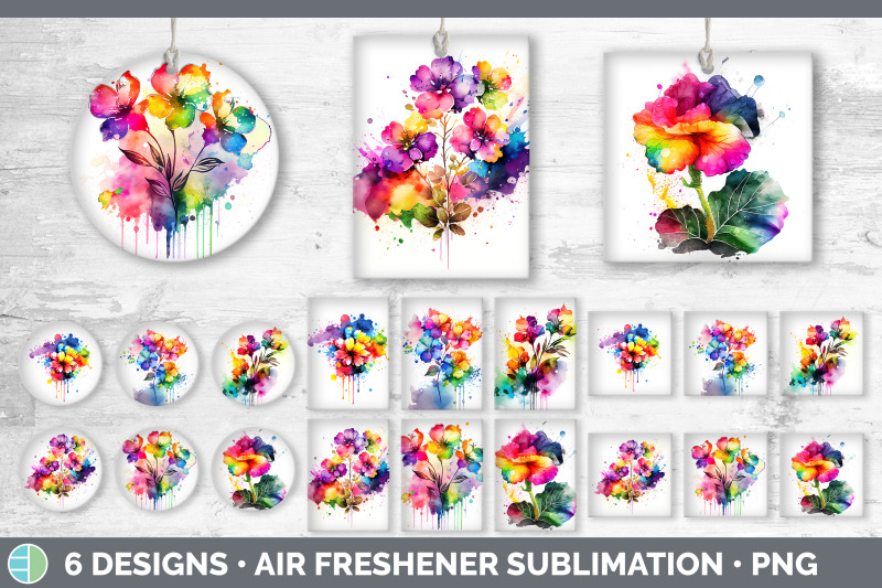 rainbow-begonia-flowers-air-freshener-sublimation-car-freshener-desi