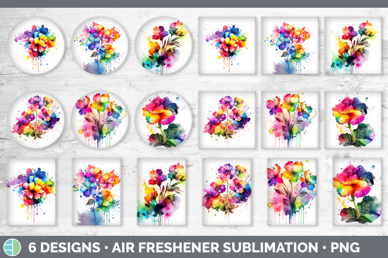 rainbow-begonia-flowers-air-freshener-sublimation-car-freshener-desi