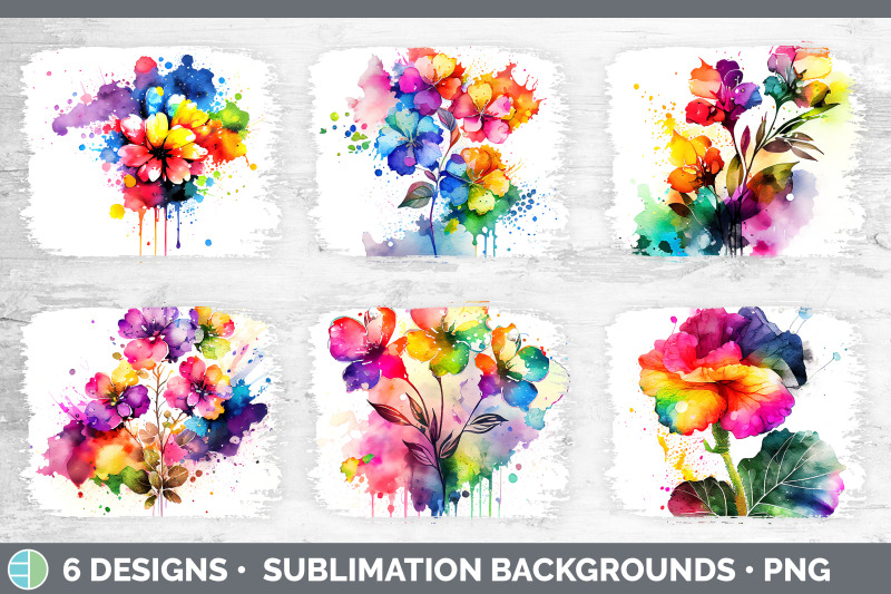 rainbow-begonia-flowers-distressed-background-sublimation-background