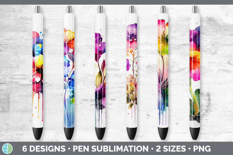 rainbow-begonia-flowers-pen-wrap-sublimation-epoxy-pen-designs-bundl