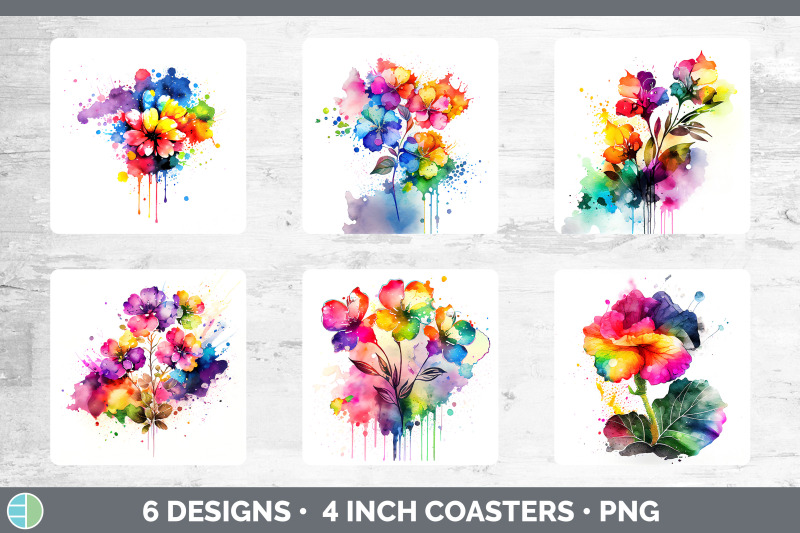 rainbow-begonia-flowers-square-coaster-sublimation-coaster-designs-b